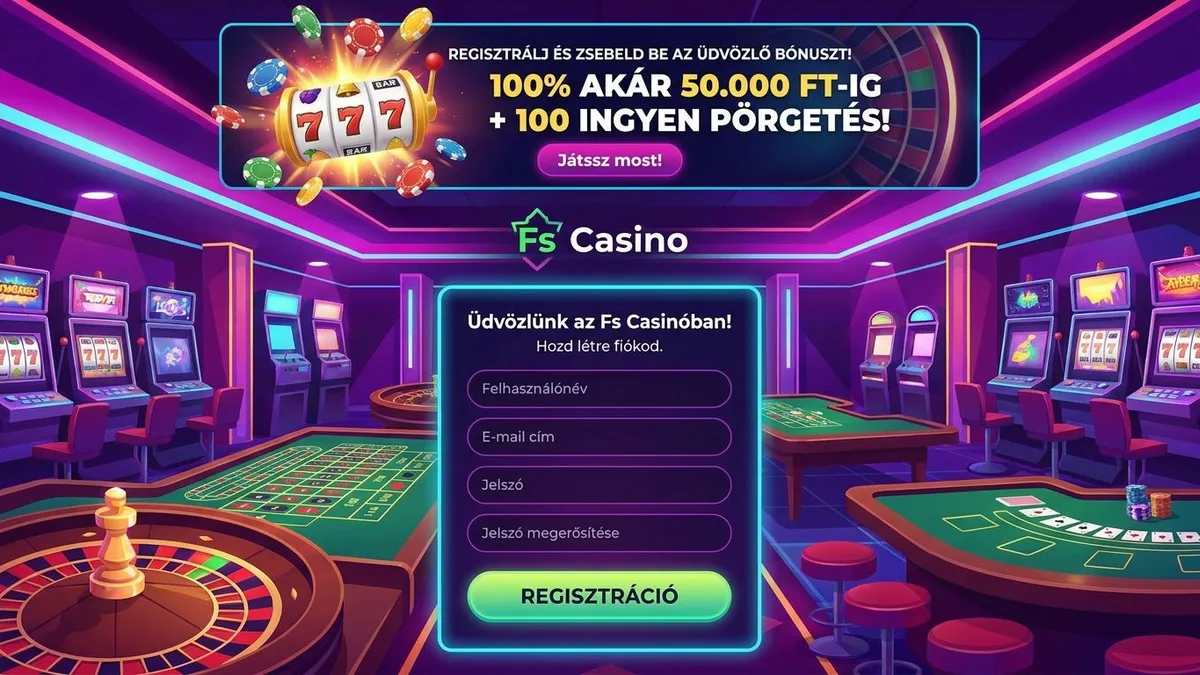 Regisztráció bónusszal